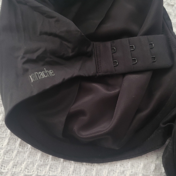 Panache porcelain elan black bra 30H nwot - Picture 5 of 6